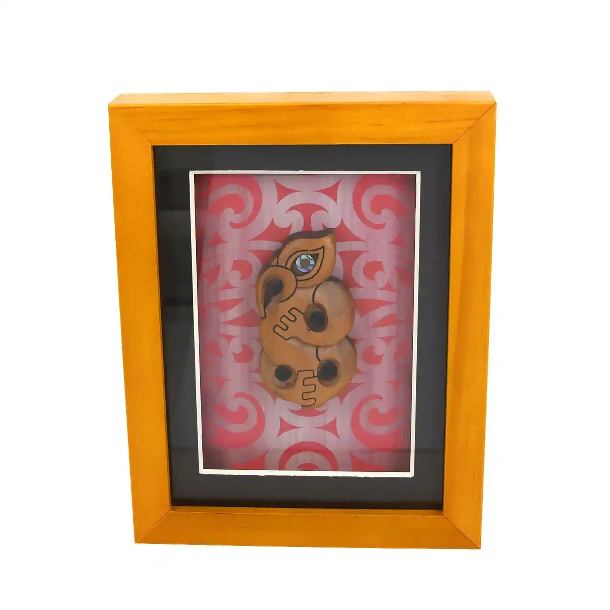 Small framed Māori manaia