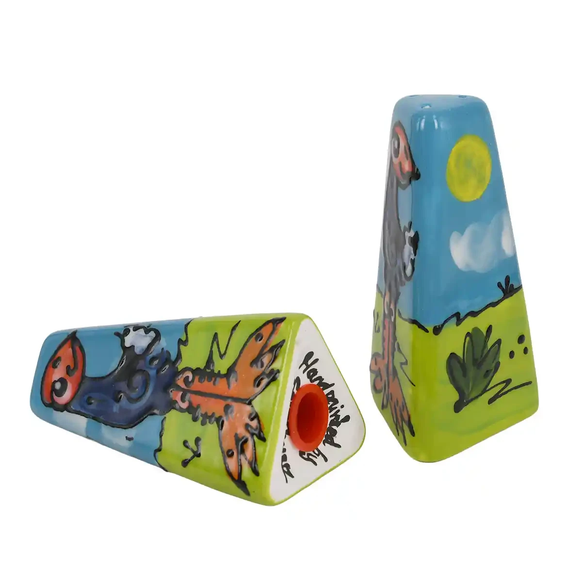 Ceramic salt and pepper shakers