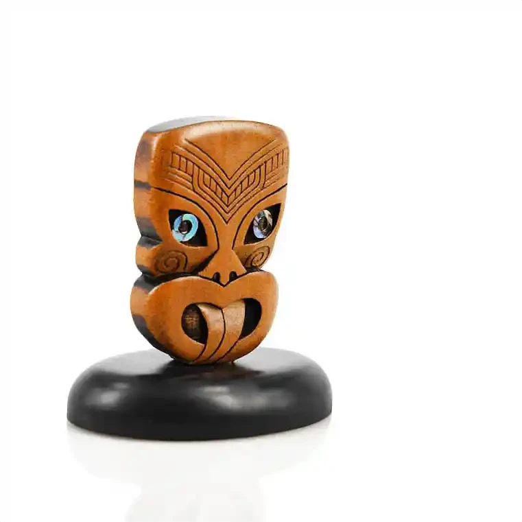 Māori carvings on a stand